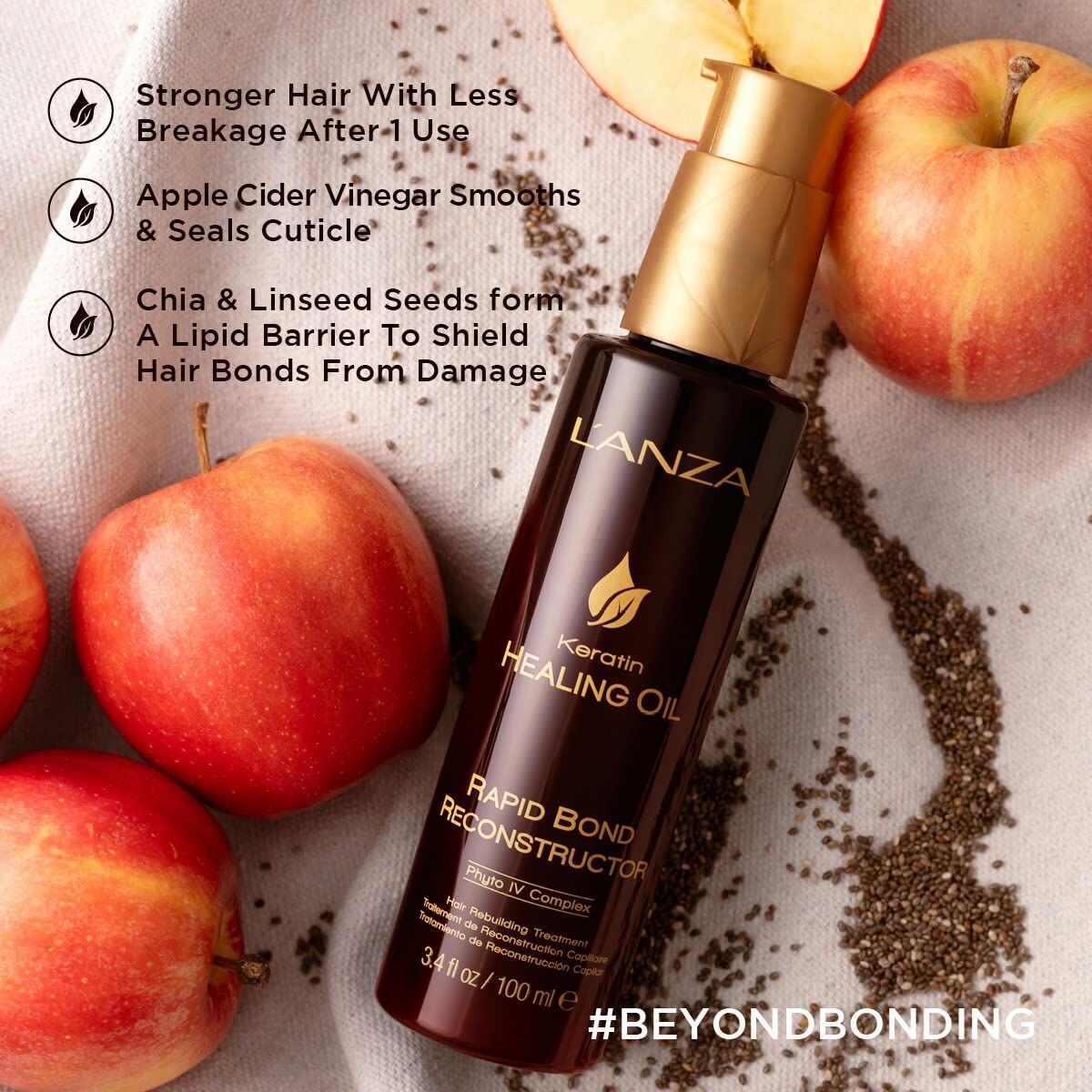Crème stylisant L'ANZA Keratin Healing Oil 100 ml