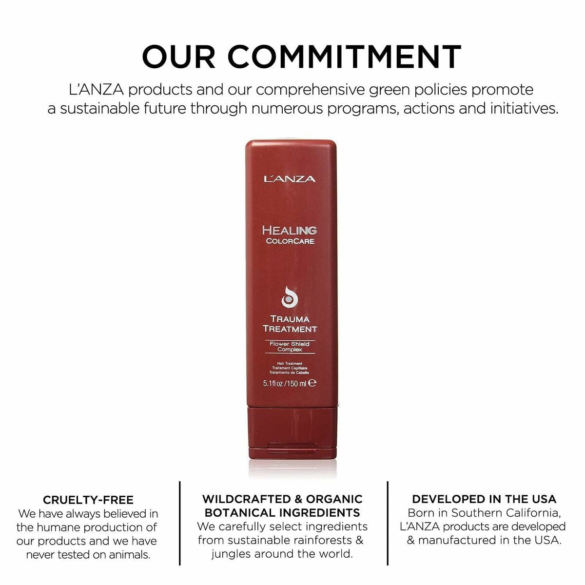 Crème Protectrice de Couleur L'ANZA Trauma Treatment 1 L